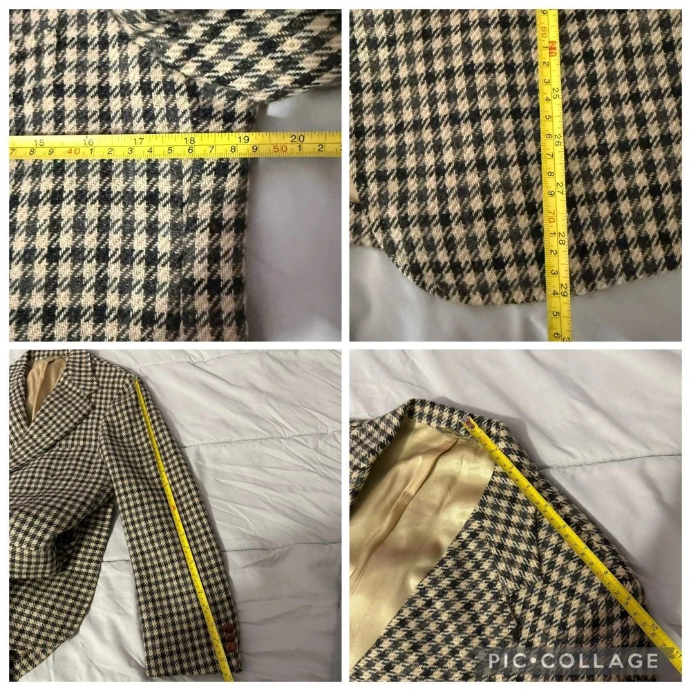 PLEASE READ  Donegal Mist Handwoven Tweed Cashmere & Kid Mohair Coat blazer‎